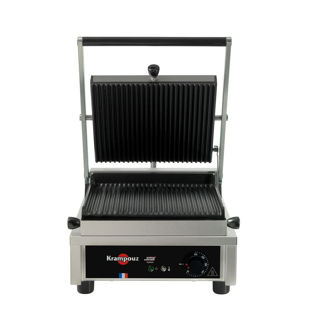 Krampouz - Contact Grill - Small - Ribbed Top - Ribbed Bottom